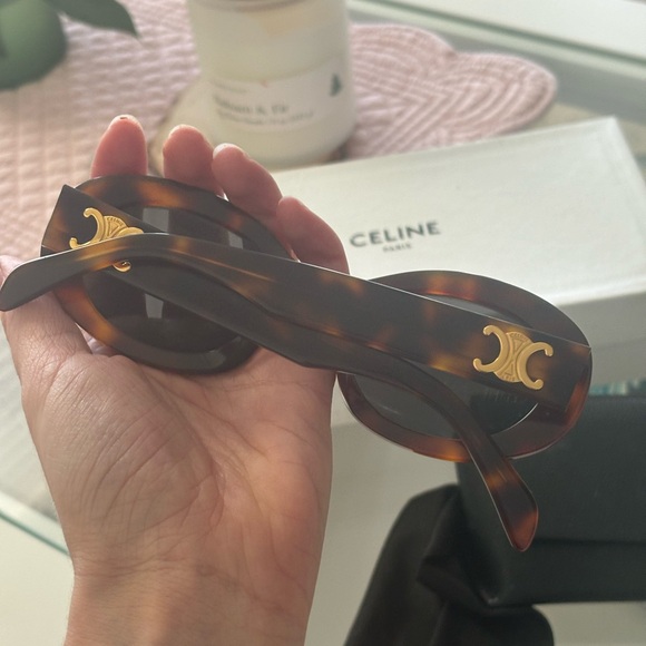 Celine Brown Round Sunglasses - Picture 2 of 5